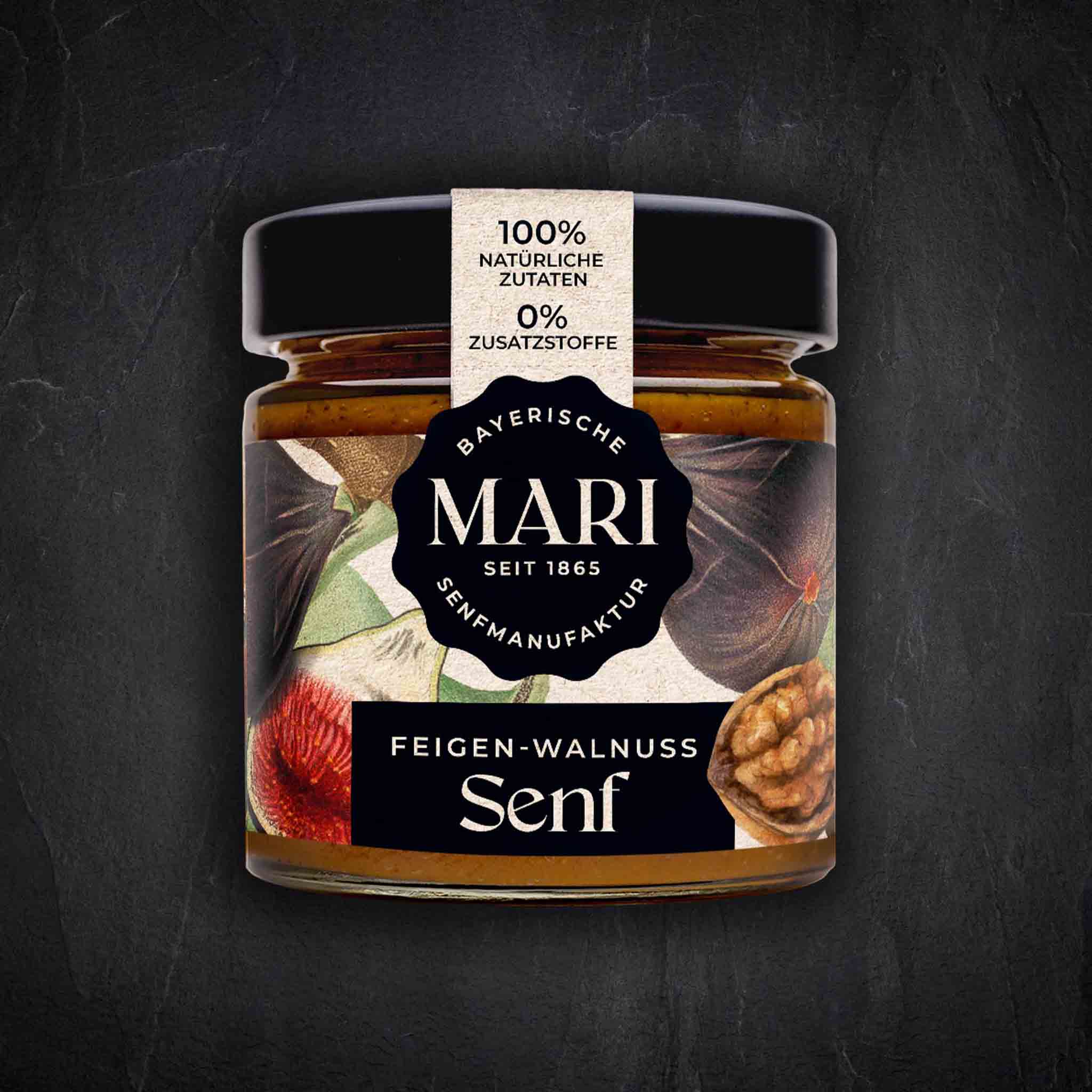 Mari senf feige walnuss 180 ml Produktbild: Mari senf feige walnuss 180 ml