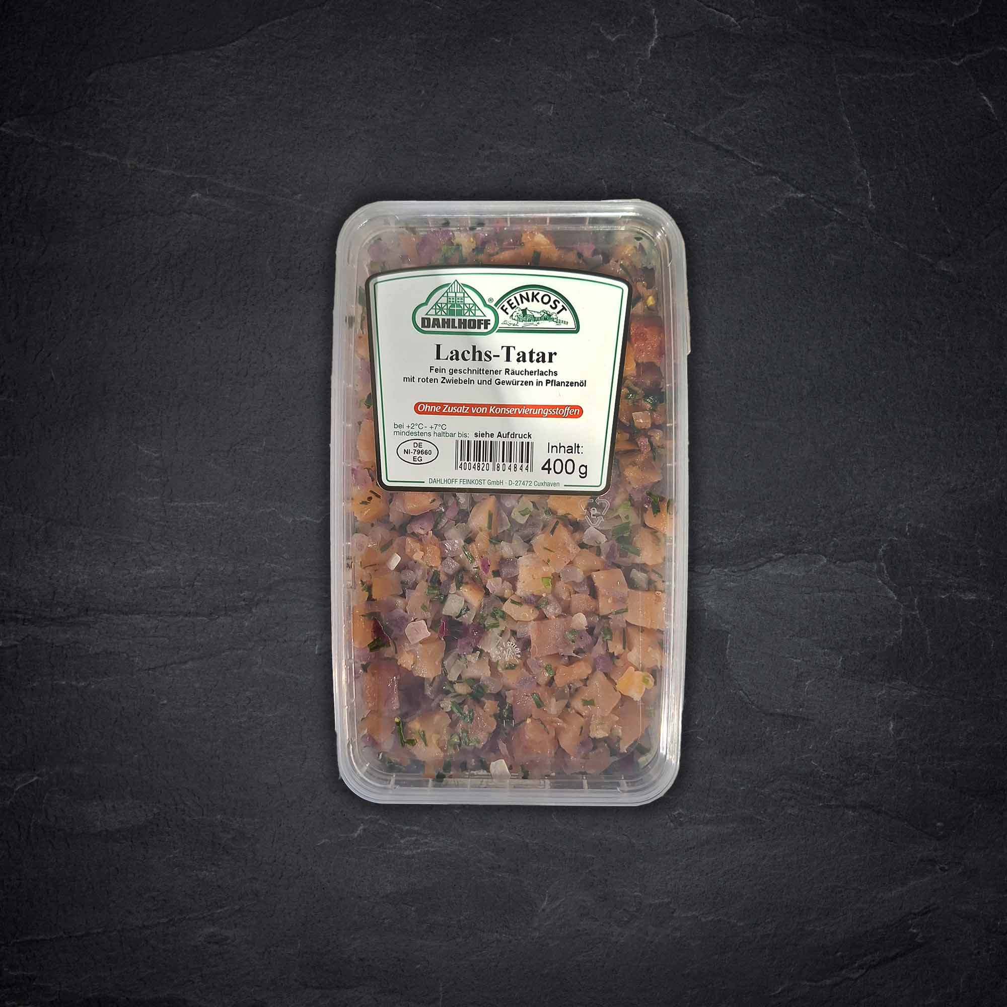 Lachs tatar dahlhoff Produktbild: Lachs tatar dahlhoff