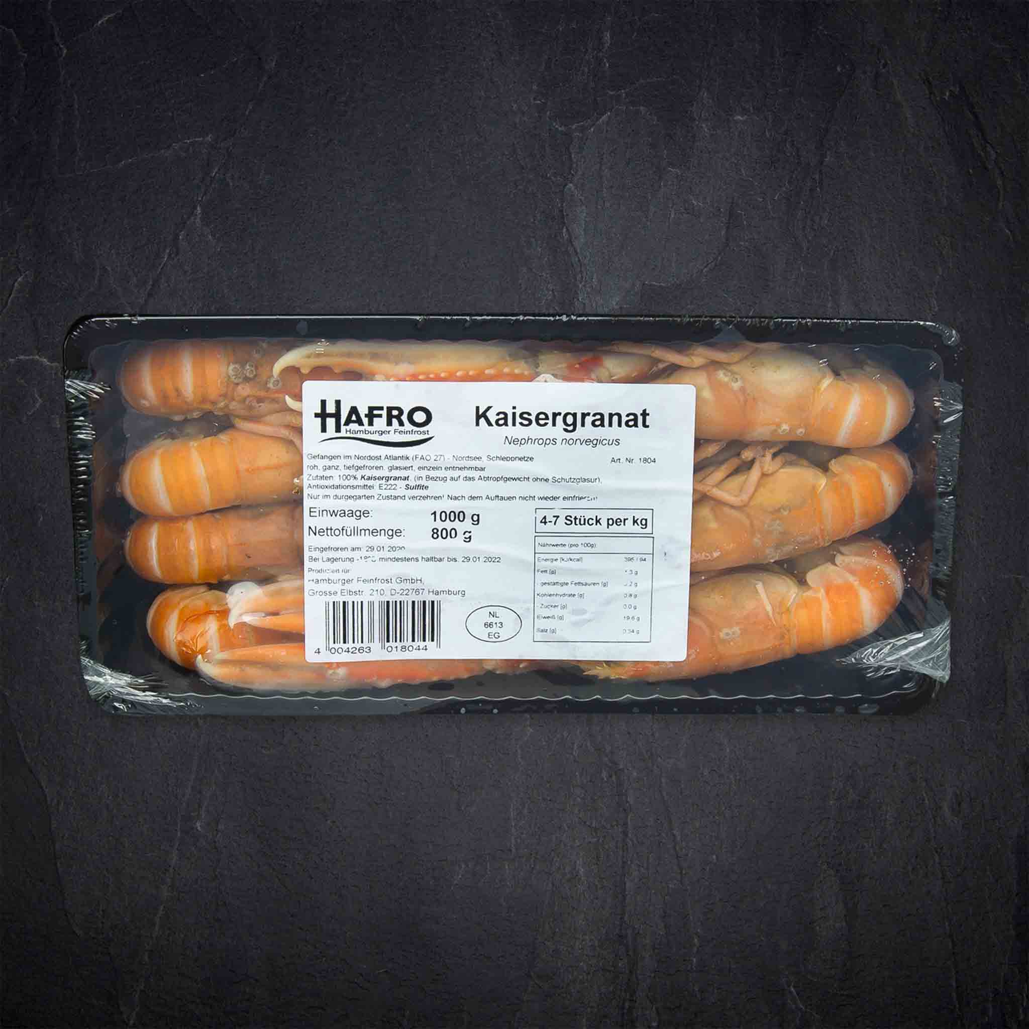 98307_Seafood_TK_Kaisergranat_4-7_TK_0_9kgnetto_10_Glasur_NephropsNorvegicus_gefangen_Nordostatlantik_NorwegischeSee__11__B2BFP Produktbild: 98307_Seafood_TK_Kaisergranat_4-7_TK_0_9kgnettoGlasur_NephropsNorvegicus_gefangen_Nordostatlantik_NorwegischeSee