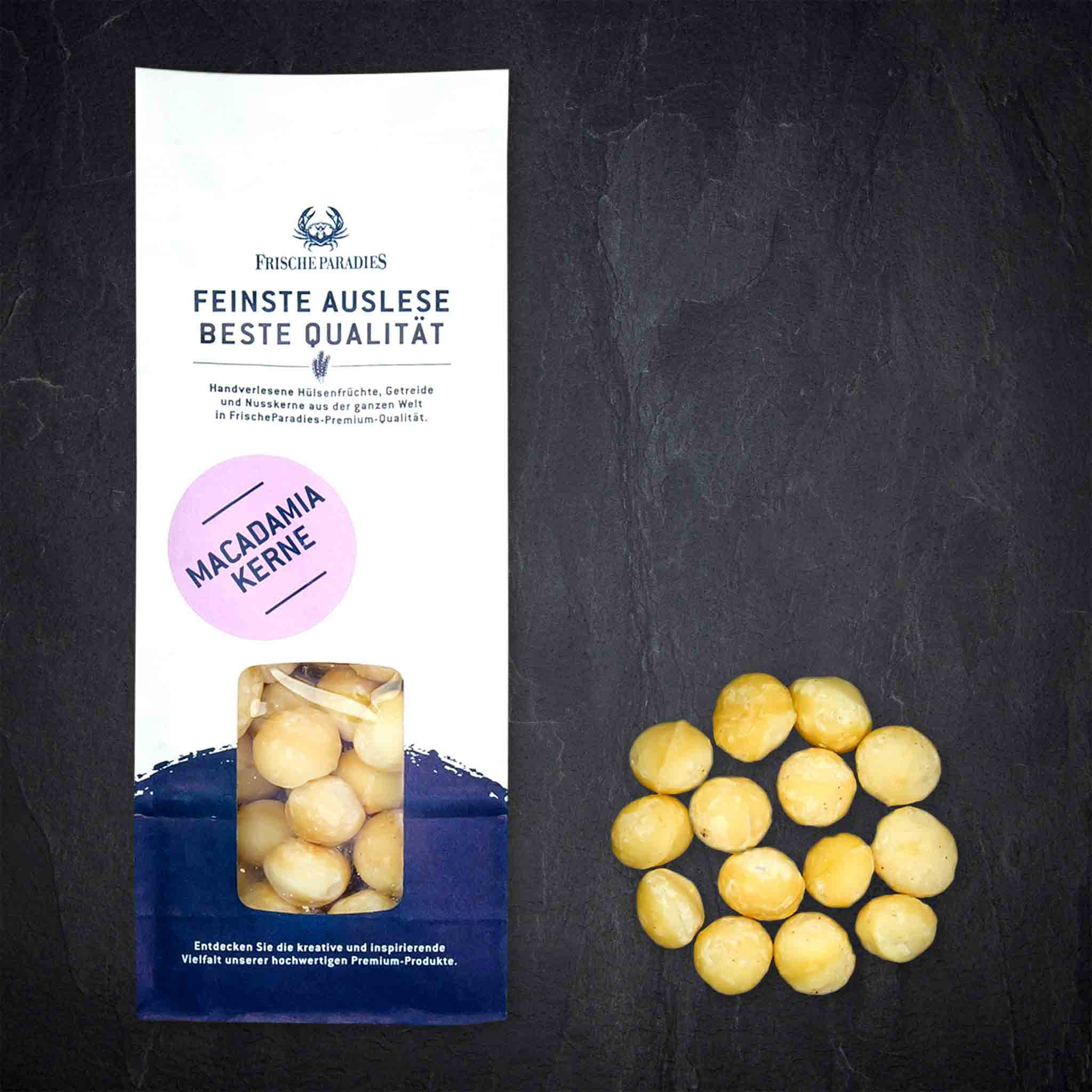 69683_Trocken_FP_Macadamia_Nusskerne_250g_Btl_5_B2BFP Produktbild: 69683_Trocken_FP_Macadamia_Nusskerne_250g_Btl