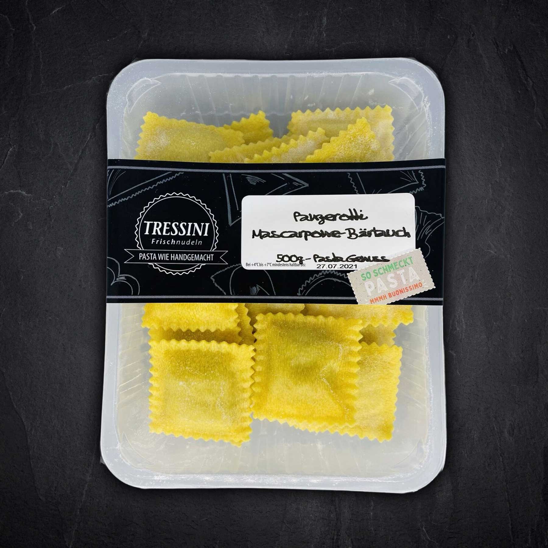 Panzerotti mit Mascarpone Bärlauch