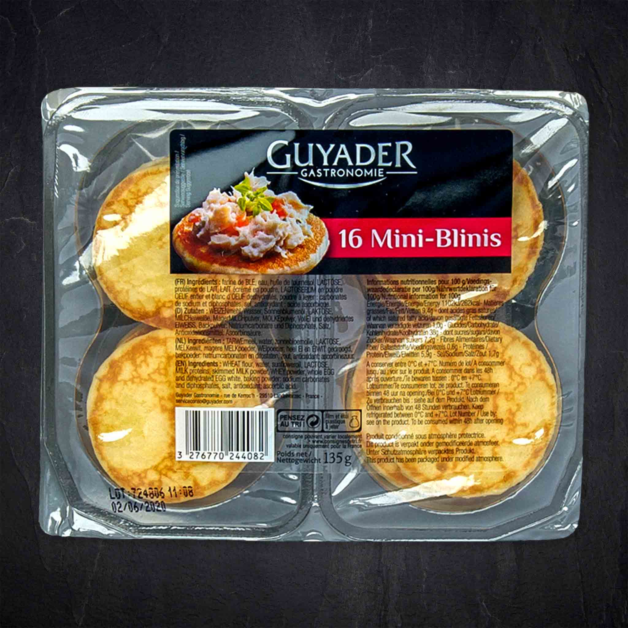 95124_Teigwaren_Beilagen_Blinis_klein_16er__1__B2BFP Produktbild: 95124_Teigwaren_Beilagen_Blinis_klein_16er