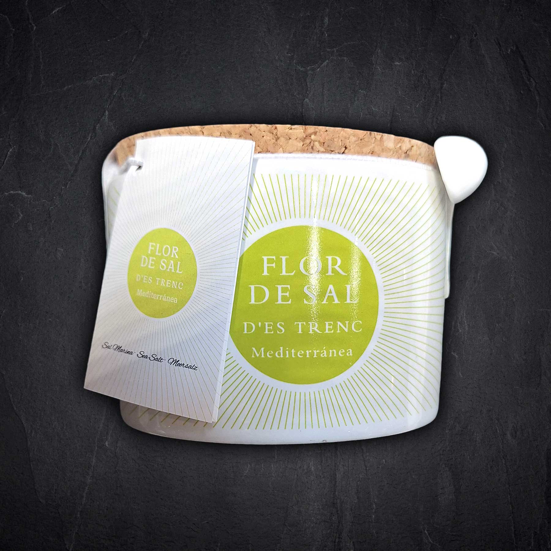 Flor de Sal d'Es Trenc Mediterran in der Keramikdose