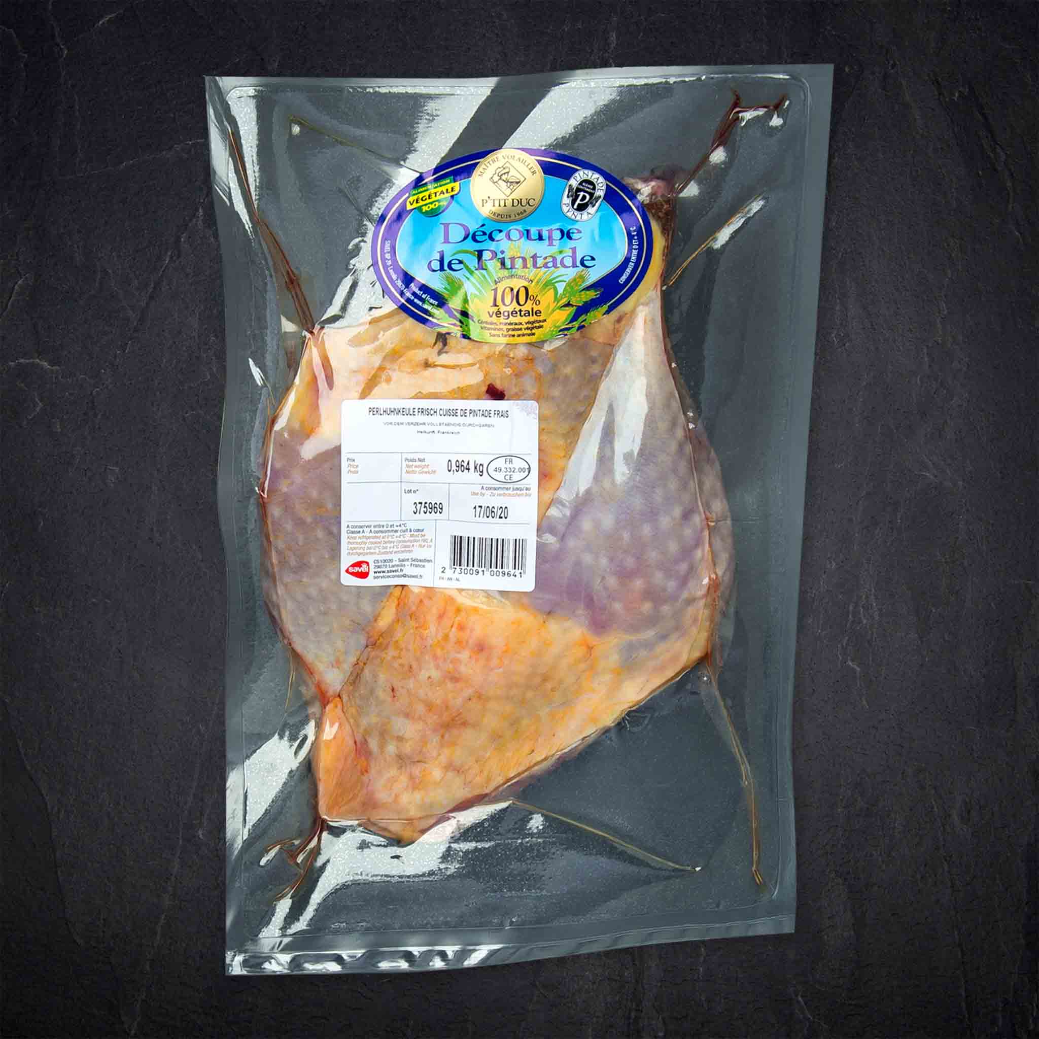 788731_Geflu_gel_Perlhuhnkeule_ca200g_FR__7__B2BFP Produktbild: 788731_Geflu_gel_Perlhuhnkeule_ca200g_FR