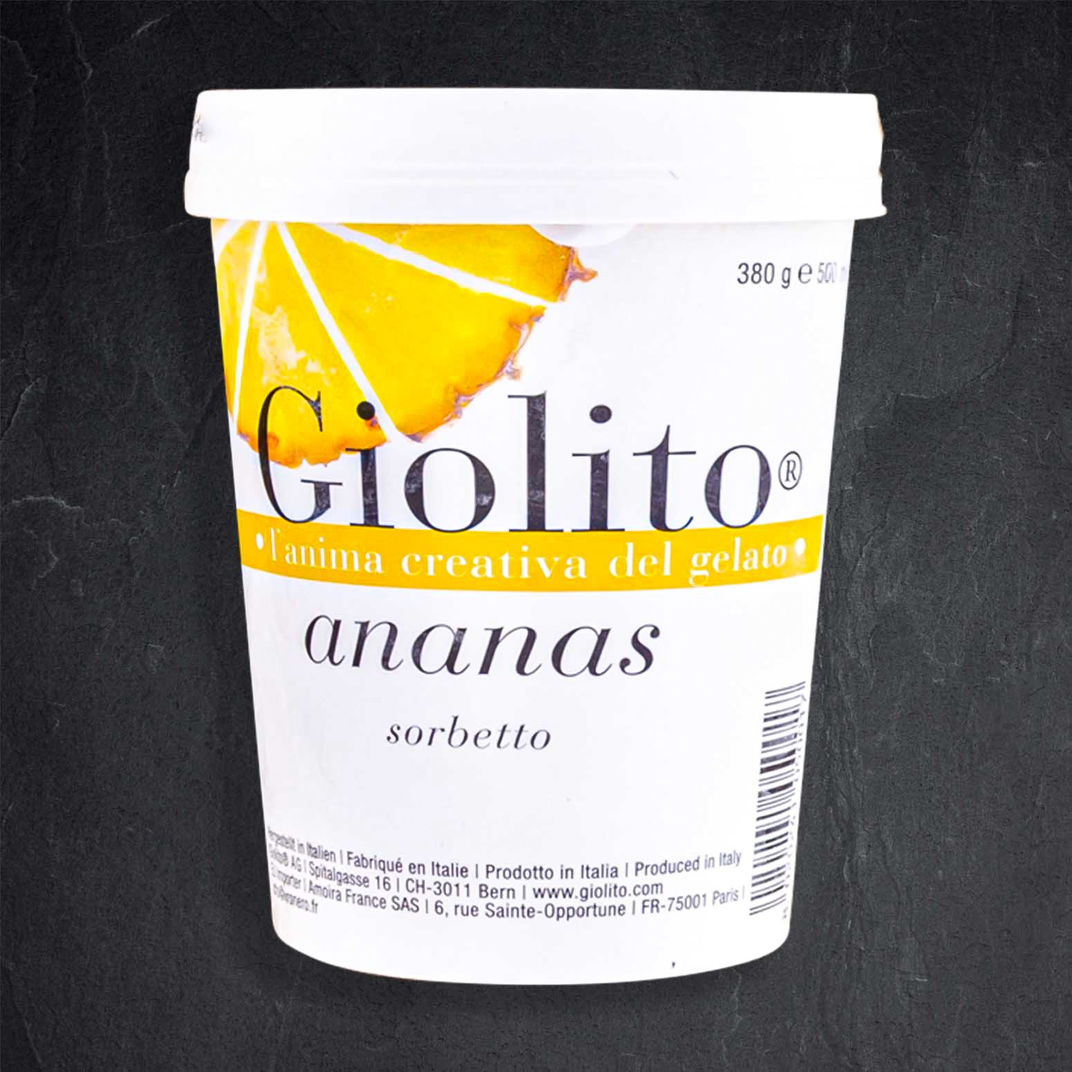 586420_Giolito_Ananassorbet Ananassorbet | GIOLITO