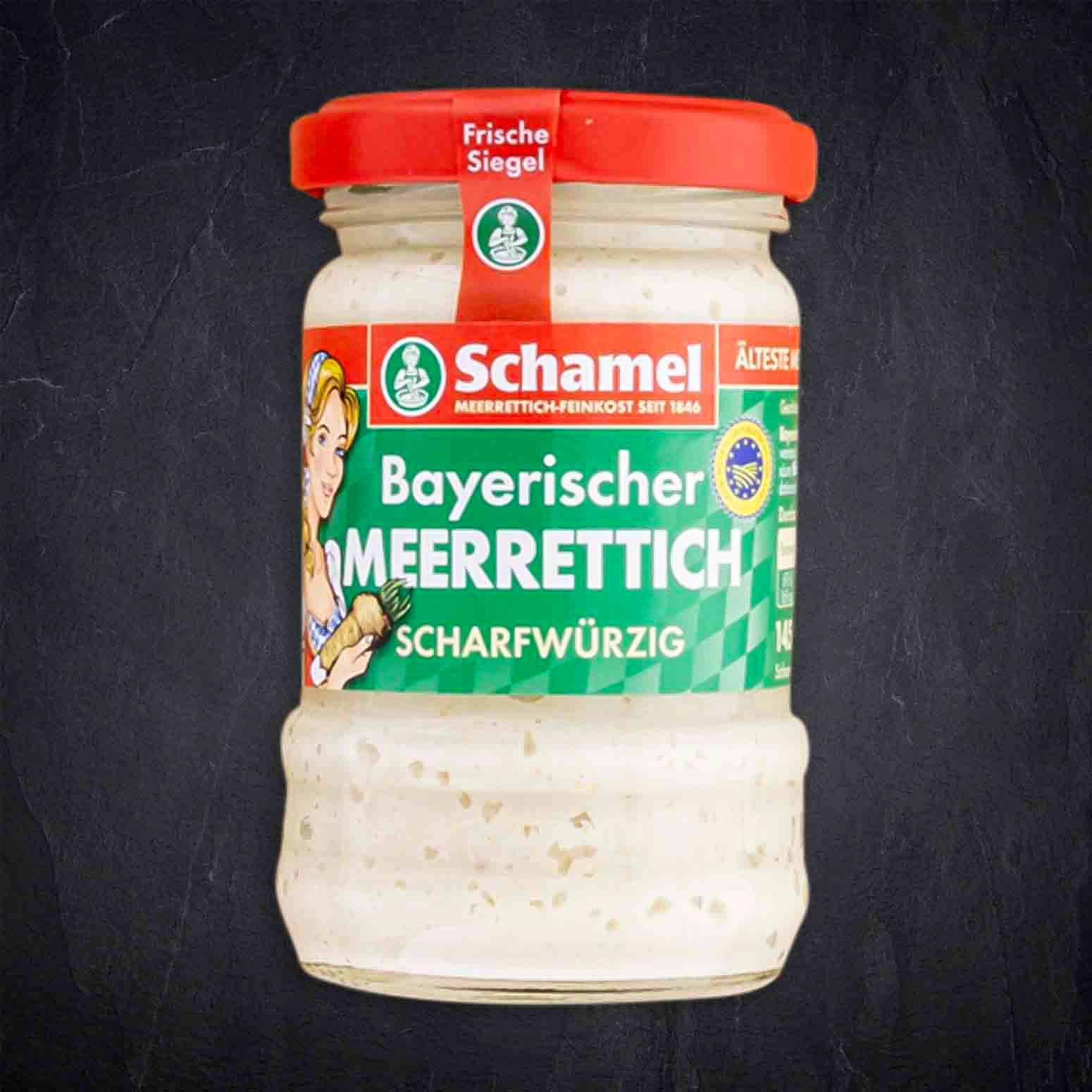 52615_1_Meerrettich_Bayerisch_tafelfertig_145g_SCHAMEL Produktbild: 52615Meerrettich_Bayerisch_tafelfertig_145g_SCHAMEL