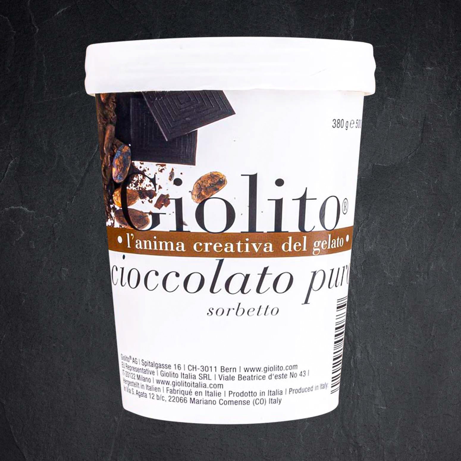 907216_GIOLITO_Schokoladensorbet_CIOCCOLATO_PURO Produktbild: 907216_GIOLITO_Schokoladensorbet_CIOCCOLATO_PURO