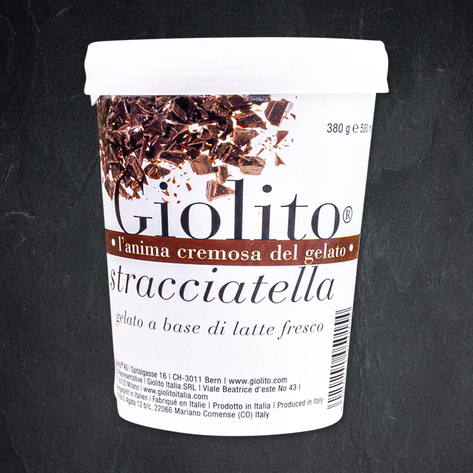 894352_Eis_Stracciatella_500ml_GIOLITO Produktbild: 894352_Eis_Stracciatella_500ml_GIOLITO