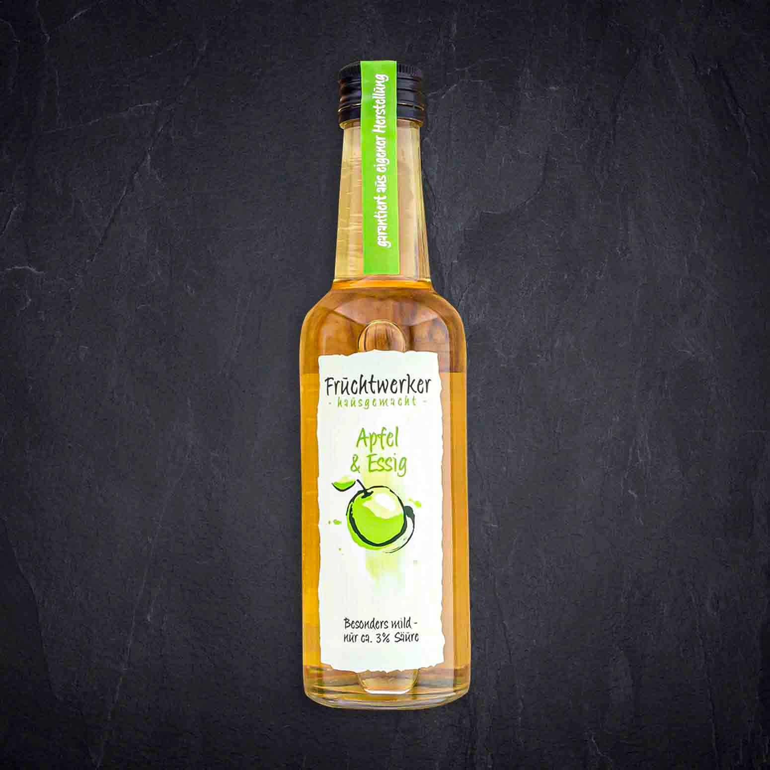 Produktbild: 181585_Essig_Apfel_Prototyp_250ml_Fruchtwerker