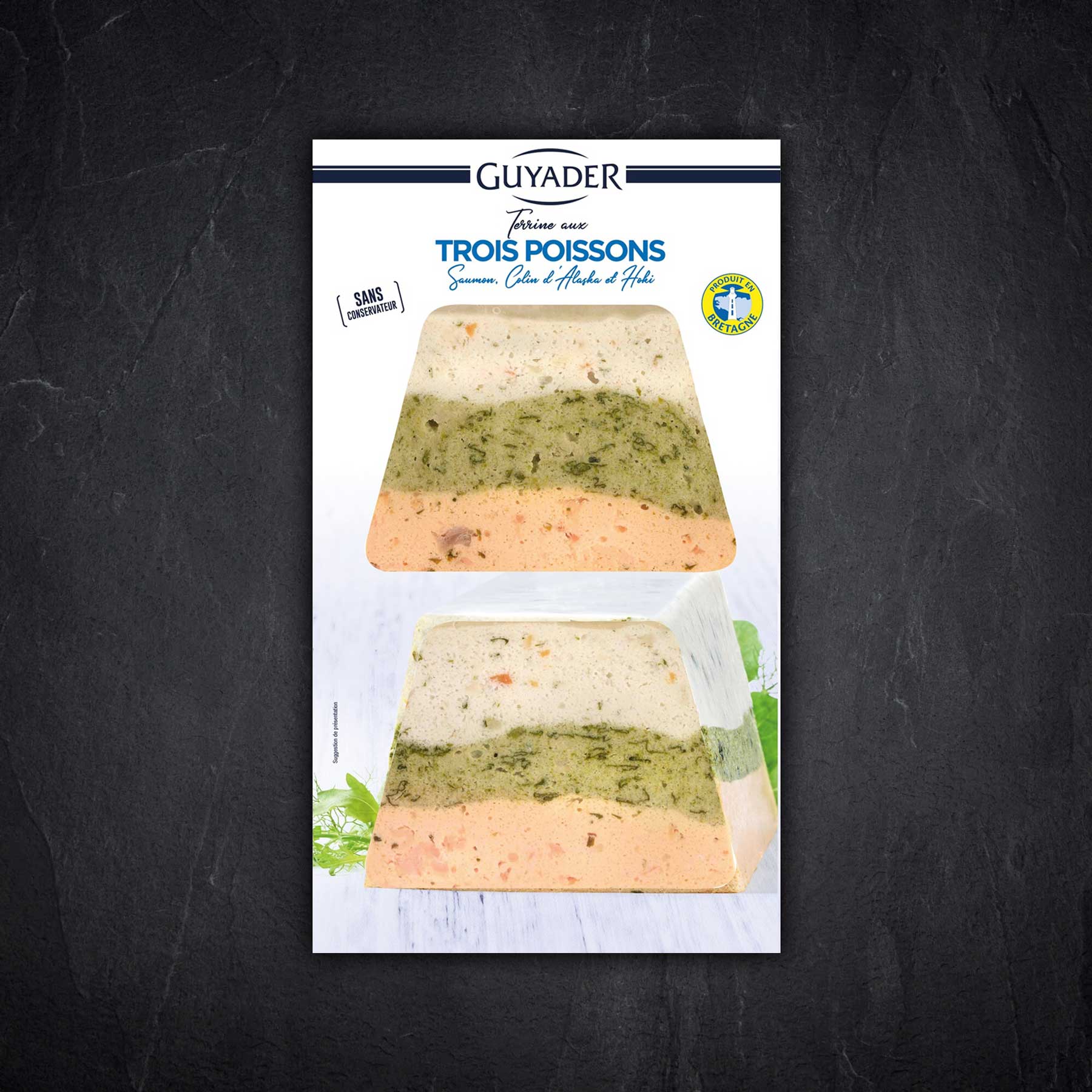 GUYADER Terrine drei Fisch