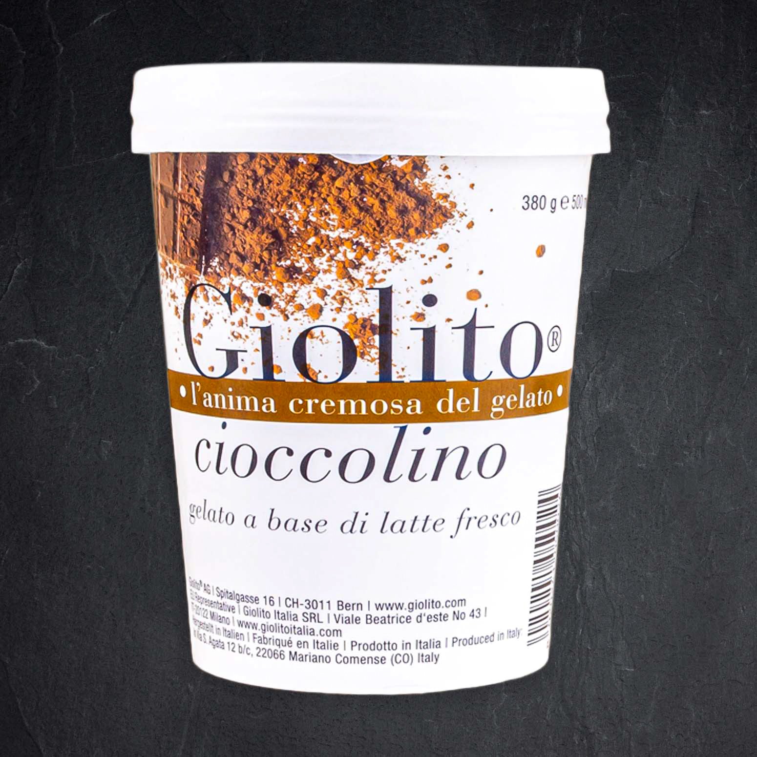 993197_Eis_Schokolade_500ml_GIOLITO Produktbild: 993197_Eis_Schokolade_500ml_GIOLITO