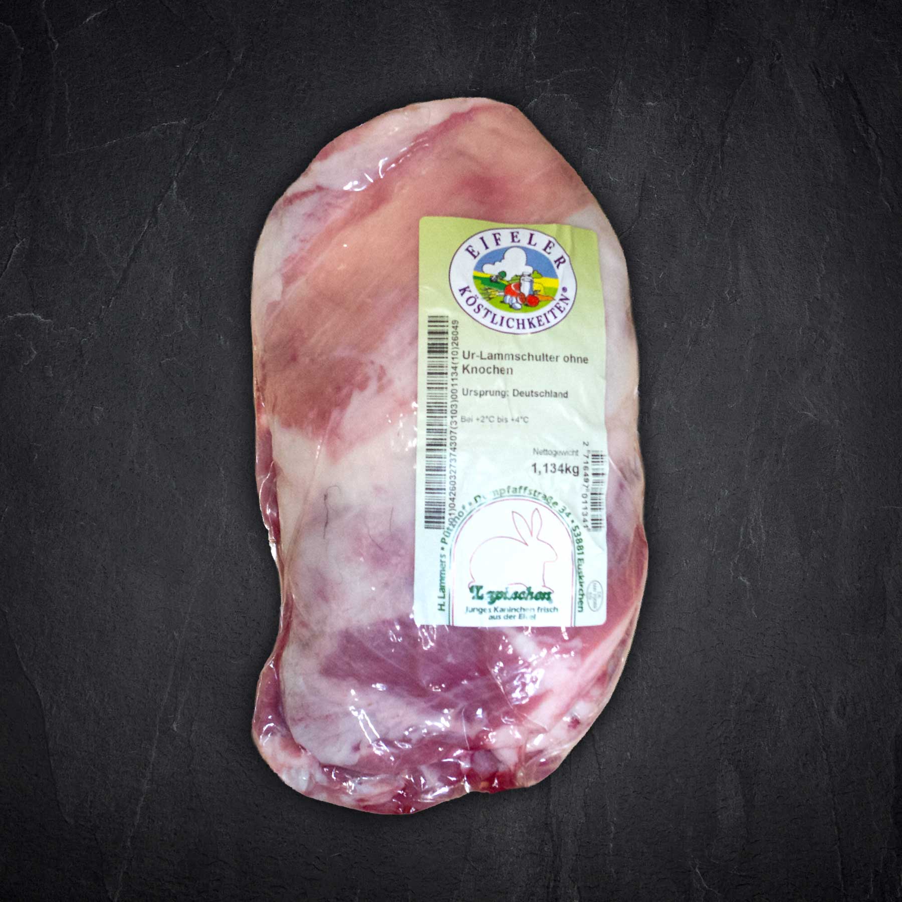 Eifeler Ur-Lammschulter ohne Knochen
