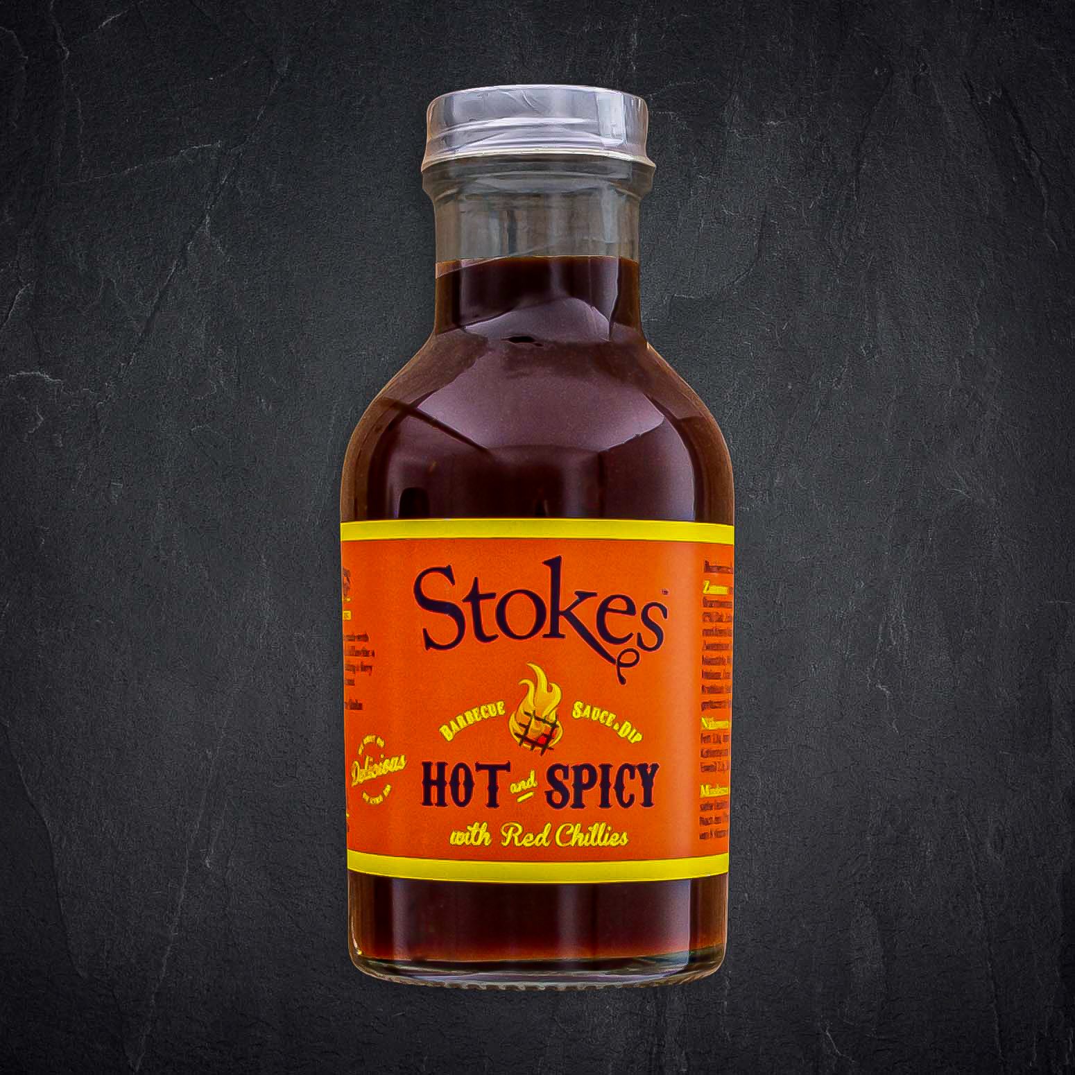 174033_BBQ_Sauce_Hot-Spicy_250ml_STOKES Produktbild: 174033_BBQ_Sauce_Hot-Spicy_250ml_STOKES