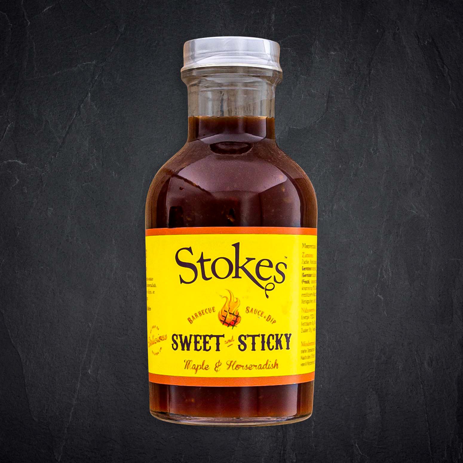 174037_BBQ_Sauce_Sweet-Sticky_250ml_STOKES Produktbild: 174037_BBQ_Sauce_Sweet-Sticky_250ml_STOKES