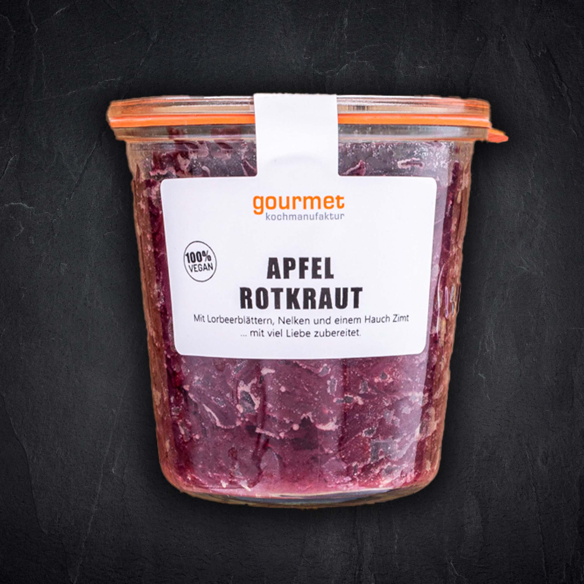 Apfelrotkraut